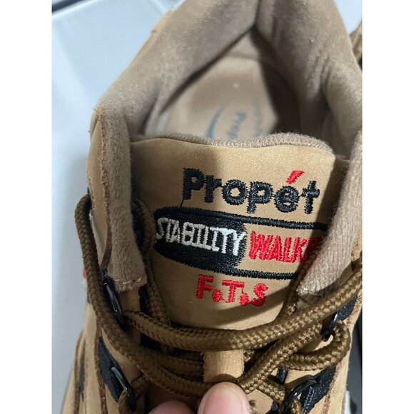Propet Stability Walker Men's Athletic Shoes Size 16 X (3E) Leather Upper Tan & - Picture 9 of 16